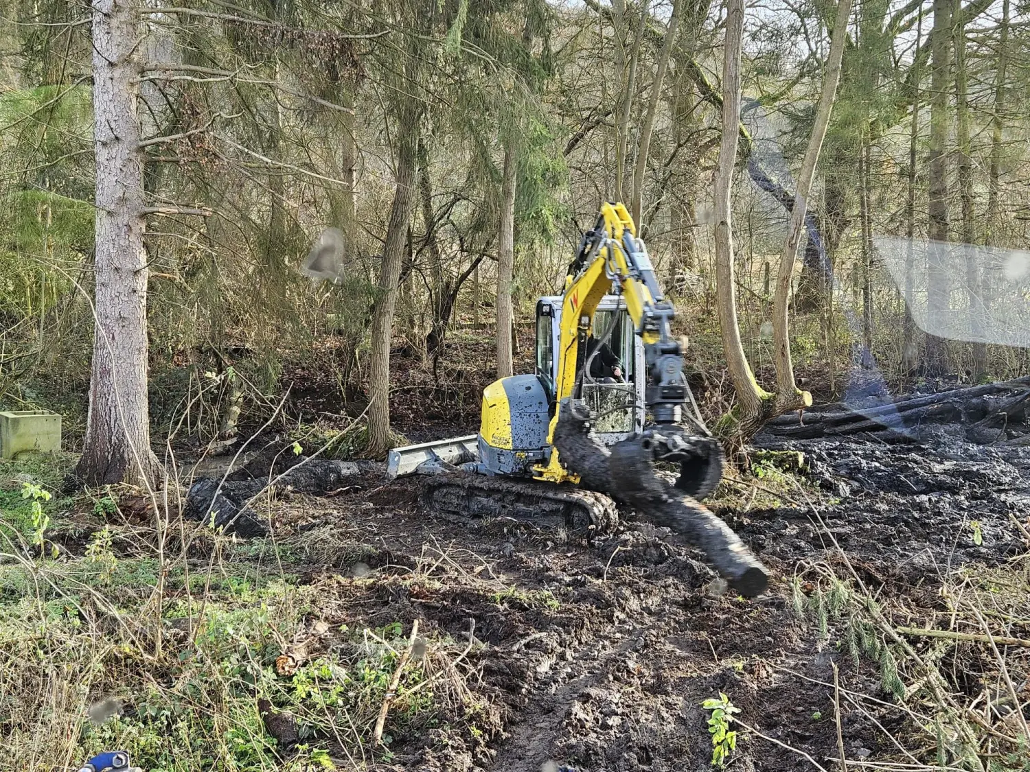 Baustelle von CMK Erdbau
