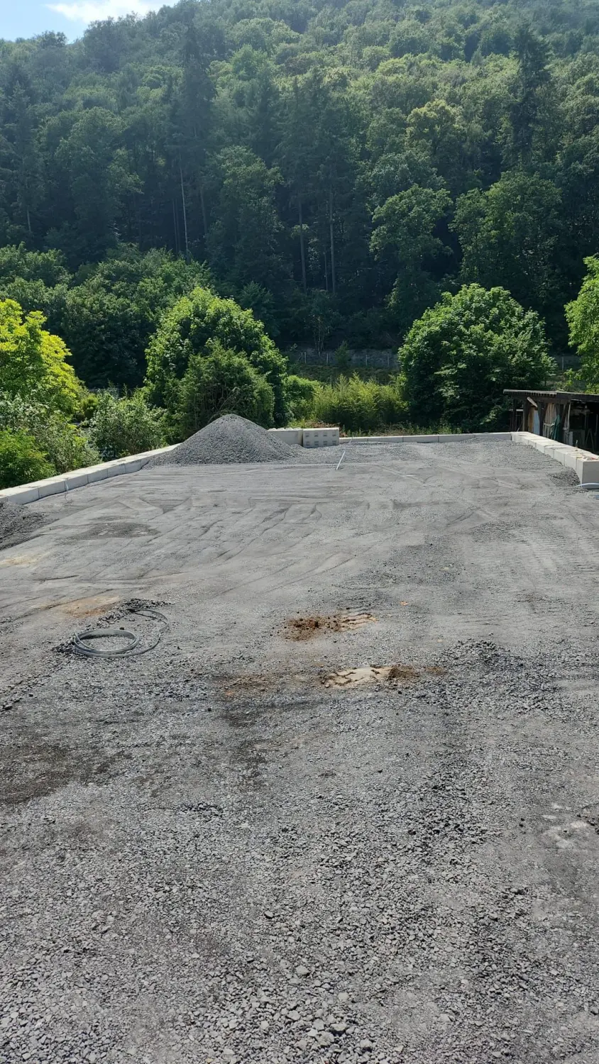 Baustelle von CMK Erdbau