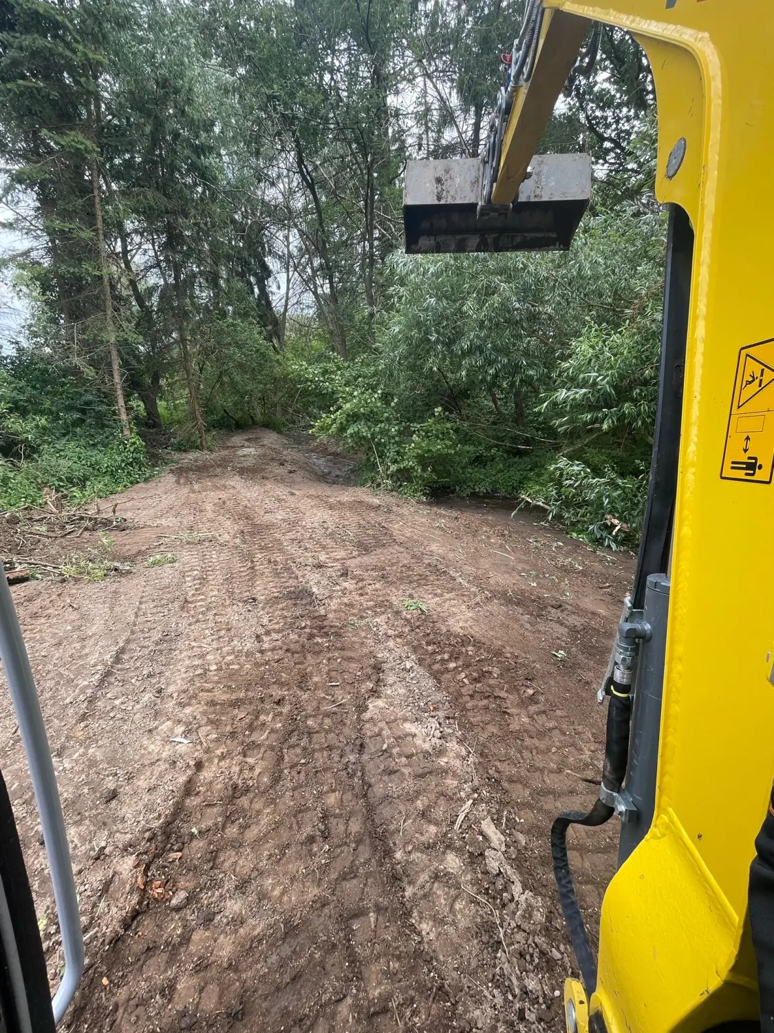 Baustelle von CMK Erdbau