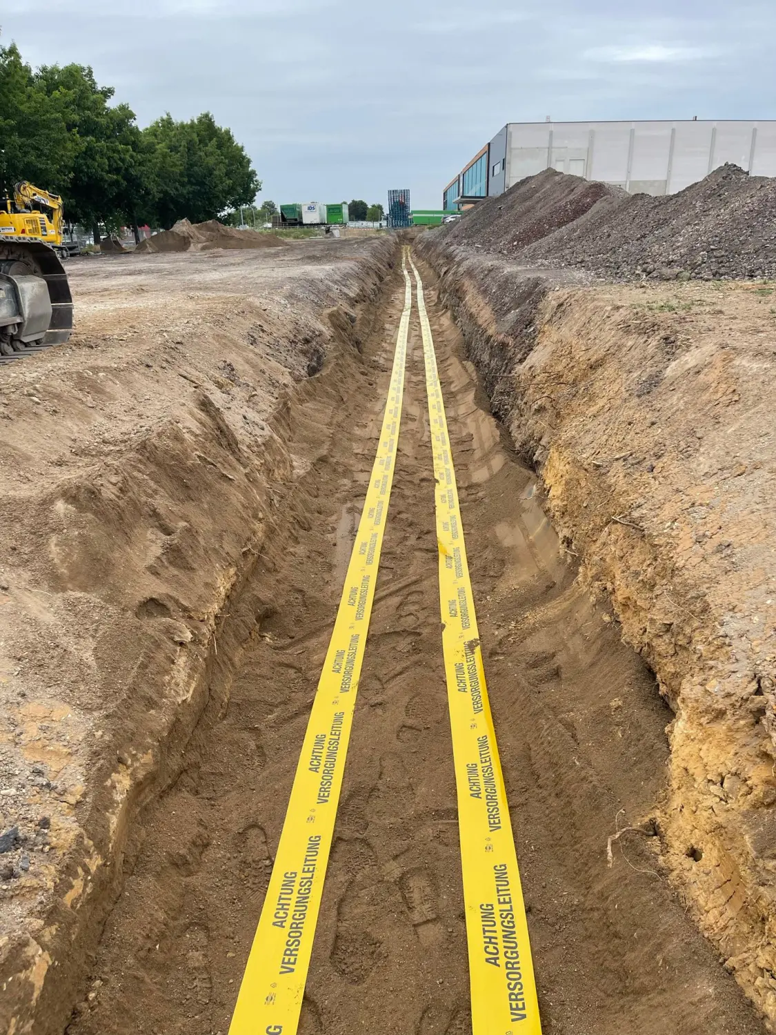 Baustelle von CMK Erdbau