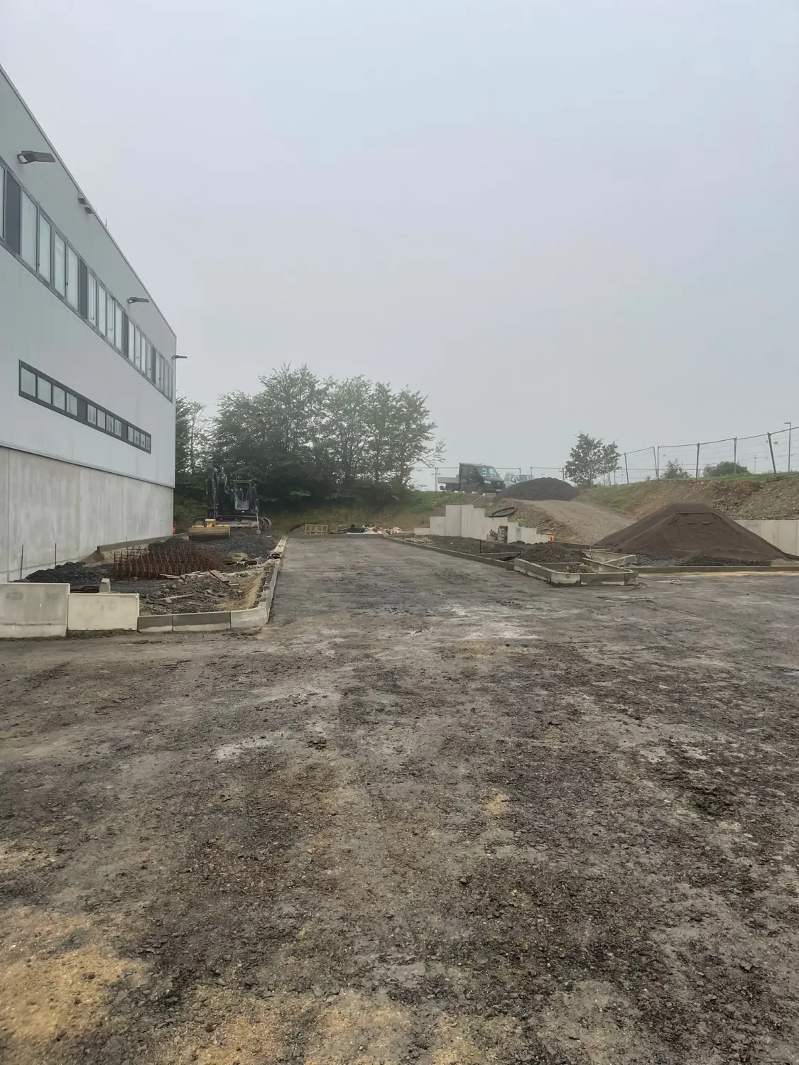 Baustelle von CMK Erdbau
