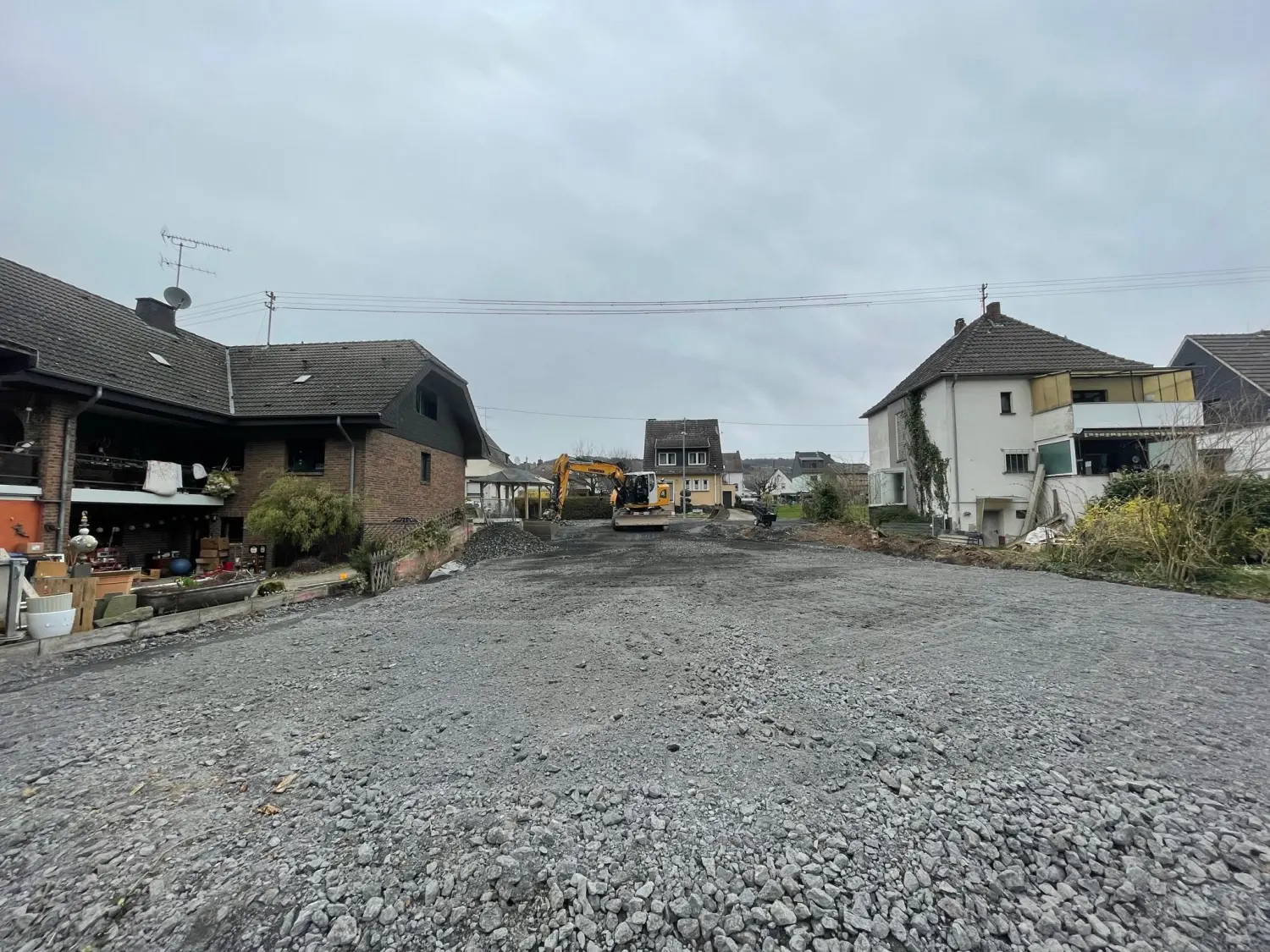 Baustelle von CMK Erdbau