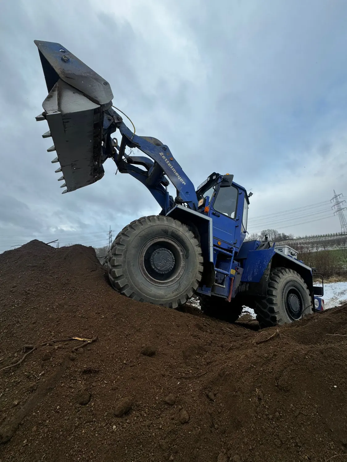 Baustelle von CMK Erdbau