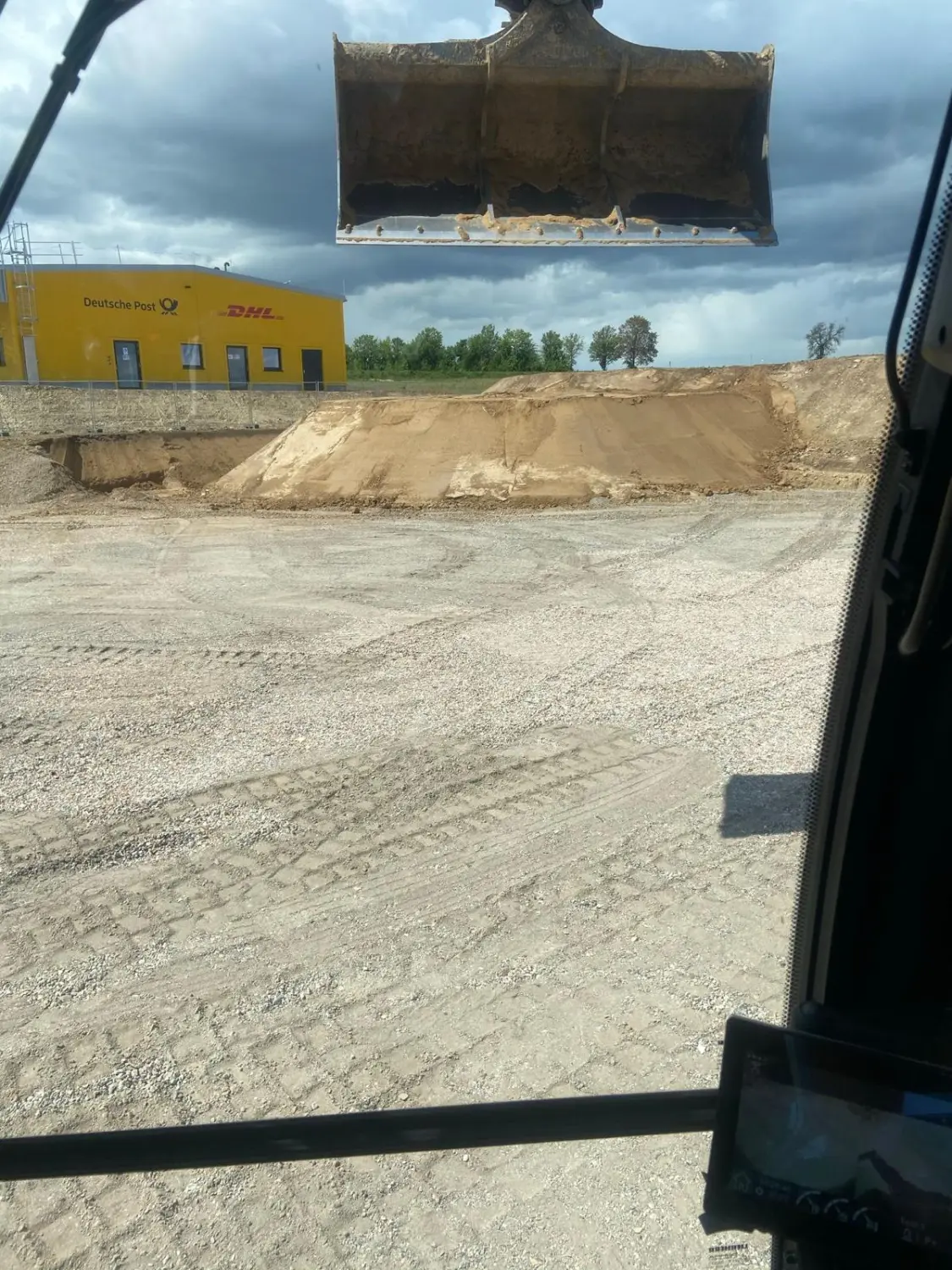 Baustelle von CMK Erdbau
