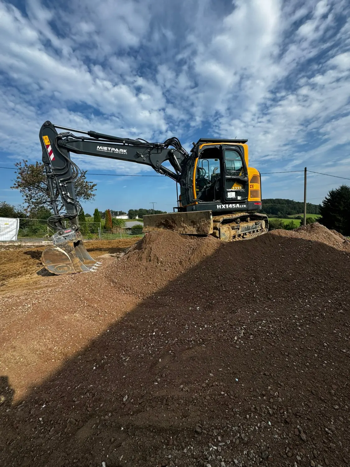 Baustelle von CMK Erdbau